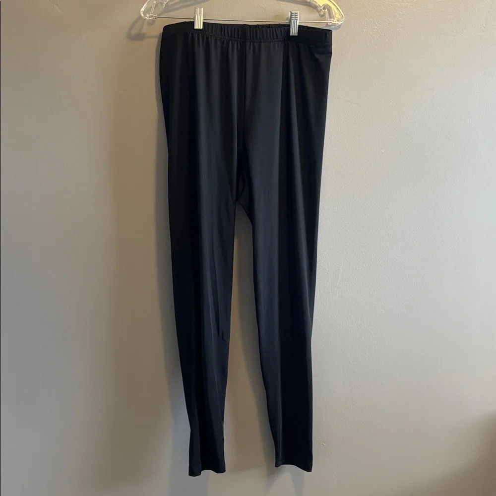 NWOT SHEIN Black Leggings, Full Length, Size 0XL (12) - Picture 4 of 5